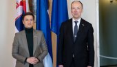 BRNABIĆEVA U POSETI FINSKOJ: Počela susretom sa predsednikom finskog parlamenta