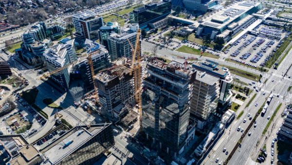 DELTA DISTRICT СВЕ БРЖЕ НАПРЕДУЈЕ: InterContinental стигао до 21. спрата, гради се панорамски базен на крову