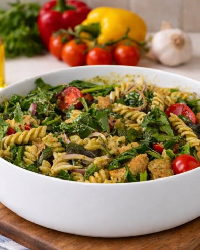 ТЕСТЕНИНА САЛАТА СА ПИЛЕТИНОМ: Брз и укусан ручак