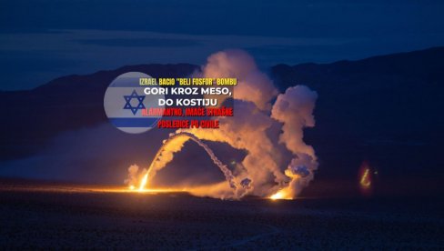 UŽAS Gori kroz mišiće - do kostiju: Izrael je bacio beli fosfor bombu! Strašne posledice i okrutne povrede
