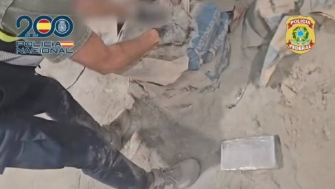 СКРИВАЛИ КОКАИН У ЦЕМЕНТУ: Шпанска полиција у околини Марбеље запленила 1.500 килограма дроге