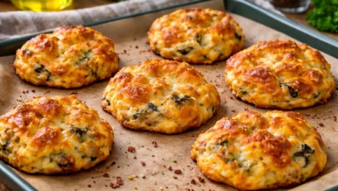 POGAČICE SA SPANAĆEM I SIROM: Brz i zdrav doručak