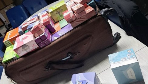 VREDNE SU 5.5 MILIONA: Policija kod Preševa pronašla više od 4.500 aromatizovanih cigareta