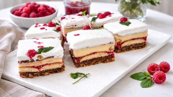 ЈАФА КОЦКЕ СА МАЛИНАМА: Освежавајуће, кремасто и богатог укуса