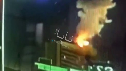 DRAMATIČNI SNIMCI IZ BAGDADA: Vatra guta hotel u kome je smeštena misija EU (VIDEO)