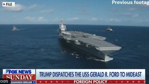 AMERIČKA PLUTAJUĆA TVRĐAVA SE RASPADA: Najveći nosač aviona hitno napušta Bliski istok, 600 mornara spava na podu (VIDEO)