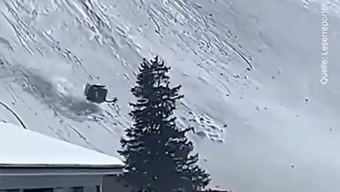 JAK VETAR SRUŠIO GONDOLU: Drama na skijalištu, akcija spasavanja u toku (VIDEO)