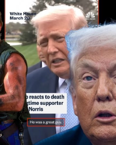 Трамп од новинара чуо да је умро Чак Норис: Видите реакцију: Вау, био је чврст орах - нисте желели против њега да се борите (ВИДЕО)