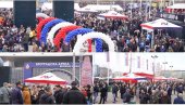 ARENA VEĆ PUNA, VELIKI BROJ LJUDI OSTAO ISPRED DVORANE: Sve je spremno za veličanstveni skup SNS u 16 časova (FOTO/VIDEO)