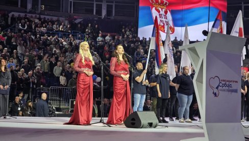 BOŽE PRAVDE ORI SE U ARENI: Svi u glas pevaju himnu Srbije! (VIDEO)