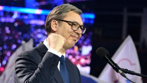 HVALA, SRBIJO! Predsednik objavio neverovatan snimak iz Beogradske arene (VIDEO)