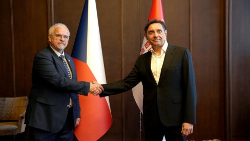 VULIN SA POSLANIKOM EVROPSKOG PARLAMENTA IZ ČEŠKE REPUBLIKE IVANOM DAVIDOM: Razgovarano o ubrzanim promenama geopolitičke situacije u svetu