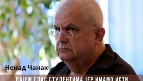 CILJ NAM JE REPUBLIKA VOJVODINA! Separatista Čanak: Mi i studenti imamo isti cilj!