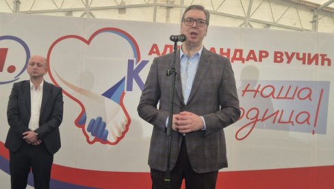 НЕ ВОЛИ СРБИН ДА МУ СТРАНАЦ ОДРЕЂУЈЕ ЗА КОГА ДА ГЛАСА Вучић у Кули: Ми нисмо имали стране амбасаде да нам помажу, поносан сам на вас