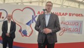 NE VOLI SRBIN DA MU STRANAC ODREĐUJE ZA KOGA DA GLASA Vučić u Kuli: Mi nismo imali strane ambasade da nam pomažu, ponosan sam na vas