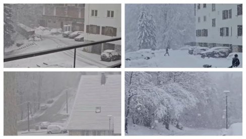 СНЕЖНИ АРМАГЕДОН У ХРВАТСКОЈ! На снази црвени аларм: Завејало на Плитвичким језерима, јака олуја у Ријеци! Ветар ломи дрвеће у Загребу