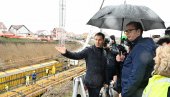 SOKO VEĆ TUTNJI MAĐARSKOM PRUGOM: Predsednik Srbije juče obišao radove na izgradnji u okviru projekata za Ekspo 2027
