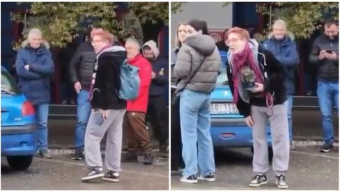 PROBILI SU DNO: Pijana blokaderka u Kuli napada i vređa policiju (VIDEO)