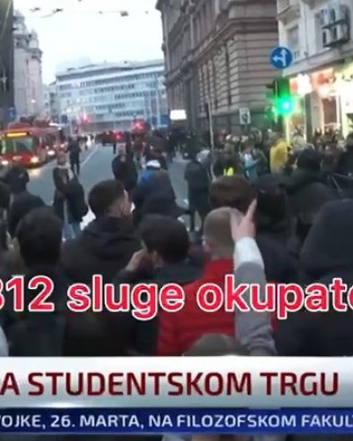 ПРОСТАЦИ ВРШЉАЈУ ПО БЕОГРАДУ: Блокадери псују и позивају на убиство полицајаца (ВИДЕО)