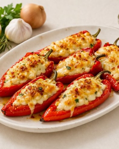 ПУЊЕНЕ ПАПРИКЕ СА СИРОМ: Сочан и мирисан специјалитет