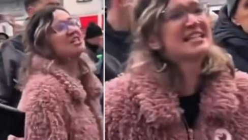 БЛОКАДЕРКА ЗА ПСИХИЈАТРИЈУ! Згубиданка урлала на полицију! (ВИДЕО)