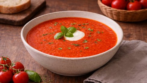 MIRISNA DOMAĆA SUPA OD SVEŽEG PARADAJZA: Ovaj jednostavan recept donosi punoću ukusa i prirodnu svežinu