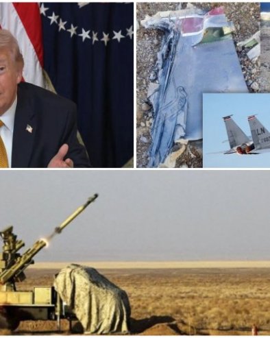 ТРАМП ОТКРИО ЧИМЕ ЈЕ ОБОРЕН Ф-15: Сумњали смо на иранску замку кад је пилот послао поруку