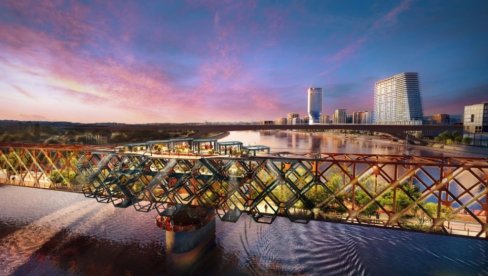 KORACI IZNAD SAVE: Pogledajte kako će izgledati novi, moderan pešački most (FOTO)