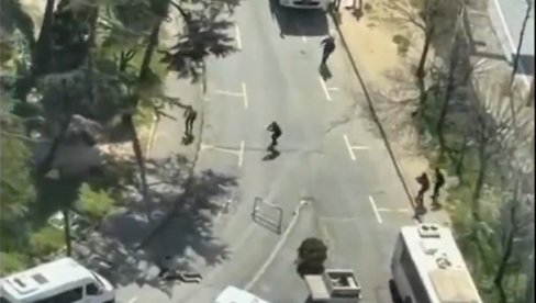 PUCNJAVA ISPRED IZRAELSKOG KONZULATA U ISTANBULU: Tri osobe ubijene, dva turska policajca ranjena (VIDEO)