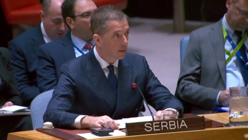 PRIŠTINA SPROVODI UBRZANU MILITARIZACIJU NA KIM, POVEĆAN RIZIK ZA BEZBEDNOST Ministar Đurić na sednici Saveta bezbednosti UN o KiM