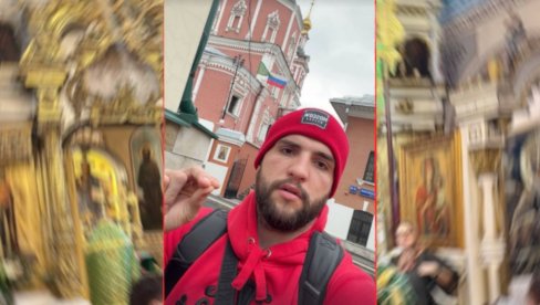 ПОСЕТИО СВЕТИЊУ У РУСИЈИ: Вељко се из Москве огласио на Велики четвртак - претходно га причестио дугогодишњи духовник његове мајке (ФОТО)