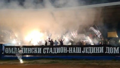 Nakon petarde u Pazaru: OFK Beograd časti navijače