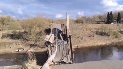 ПРОГЛАШЕНА ВАНРЕДНА СИТУАЦИЈА: Мост се срушио у реку (ВИДЕО)