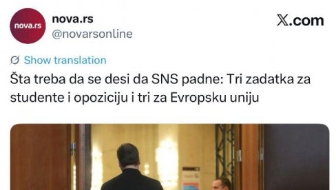 БЛОКАДЕРИ ВИШЕ НЕ КРИЈУ НАМЕРЕ: Буквално моле да их странци поставе за власт! (ФОТО)