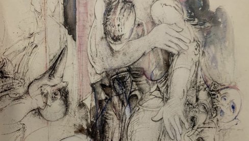 Цртеж је најчистије узбуђење: У Модерној галерији Ваљево, Добри Стојановић изложио 34 самостална рада на папиру и пет бележница са записима