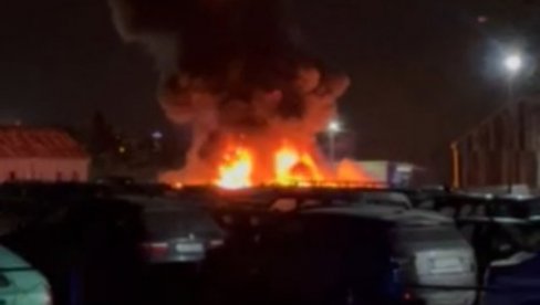 Gorela Zvicerova kola: Požar u kasarni Maslina u Podgorici