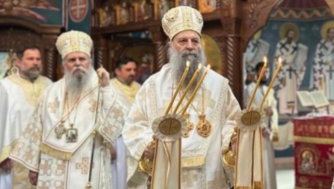 Patrijarh Porfirije osveštao paraklis i konak u Manastiru Mislođin i služio liturgiju