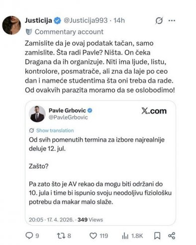 Овај паразит само лаје Блокадери једни друге називају најгорима именима - и потпуно су у праву