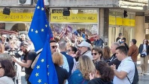 Održan skup pristalica Evropskog pokreta u Beograd: Okupilo se njih 200 - Na skupu Lutovac, Cicvarić, Lopandić...