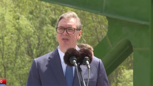 Vučić poručuje iz Tomaševca: Ubrzano radimo auto-putu Beograd - Zrenjanin