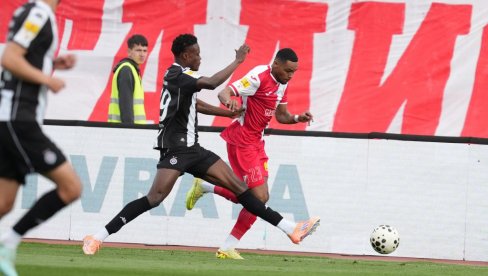 Partizan odoleo s desetoricom na Karađorđu: Izmiče druga pozicija! Tresla se stativa, poništen gol i isključenje! (VIDEO)