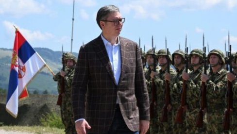 Вучић честитао Дан Војске Србије: Војска Србије данас представља снажан и поуздан стуб сигурности и мира наше земље