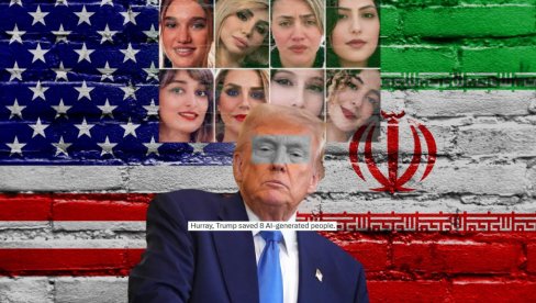 Трамп насамарен: Ликовао да је спасио живот 8 иранских жена, а њих створила вештачка интелигенција? Огласио се Техеран: Ура! (ФОТО)