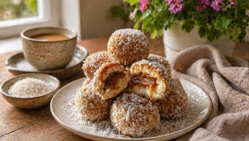 KOLAČI OD OVSA SA KARAMEL KREMOM:  Mekani, mirisni i ukusni