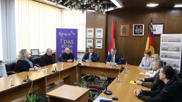 Градска управа Врање: Пријем за представнике града Мцхета из Грузије