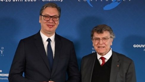 Vučić sa Monbrijalom: Srbija dobro razume ozbiljnost trenutka u kojem se svet nalazi