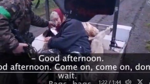 Ukrajinci robotom evakuirali ženu (77) iz opasne zone: Spašena od sigurne smrti ( VIDEO)