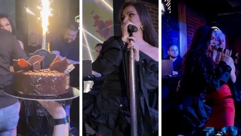 Proslavila 33. rođendan sa publikom: Tamaru Milutinović za divan dan na nastupu sačekalo iznenađenje (FOTO)