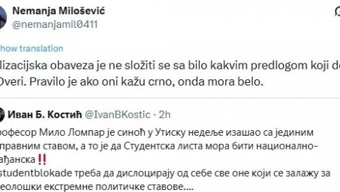 Blokaderi povadiše oči jedni drugima koliko se mrze: Pravilo je ako oni kažu crno, onda mora belo
