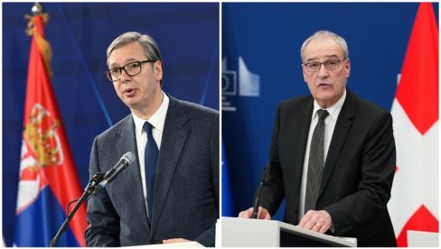 Вучић дочекује Ги Пармелана: Председник Швајцарске у посети Србији после 18 година
